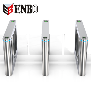 Enbo OEM/ODM nhà sản xuất động cơ đôi cánh cửa quay cổng hồng ngoại chống Pinch kiểm soát truy cập <span class=keywords><strong>Swing</strong></span> cổng rào cản - Product Image 4