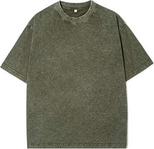 Camisetas Oversize para Hombre, Nueva Colección, Hombros Caídos, 100% Algodón Grueso, Diseño con Letras, para Verano - Product Image 5