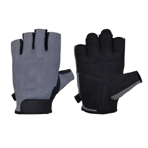 Gants de sport en PU de haute qualité en gros, avec sangle de poignet réglable, antidérapants, unisexes, pour adultes, jeunes, hommes et femmes, pour la musculation et les sports - Product Image 1