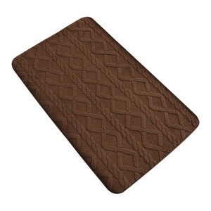 Wholesale Super Dry 100% Cotton <b>Bath</b> Towel High Absorption Knitted Plaid Pattern Home & Hotel Use <b>Non</b>-<b>Slip</b> PVC-coated Backing - Product Image 5