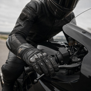 Gants de course moto haute performance en cuir de vachette pleine fleur, couleurs personnalisées, logo, fournisseur en gros - Product Image 4