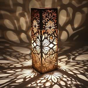 เชิงเทียนโลหะสีดำคุณภาพพรีเมียม ลายเกลียว สำหรับตกแต่งบ้าน - Product Image 6