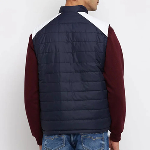 Winter Coat <b>Men</b> Puffer <b>Jacket</b> Custom Vest Collar Down Oversized Vest Sleeveless Zipper <b>Men's</b> <b>Jackets</b> - Product Image 6