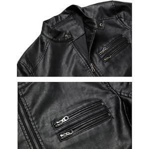 Nueva Llegada, Chaqueta de Cuero Genuino para Hombre, Diseño Unisex con Bloques de Color, Chaqueta de Cuero Personalizada de Alta Calidad para Hombre, Venta al Por Mayor 2026 - Product Image 3