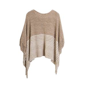Embroidered <b>Wool</b> Hand Knitted Women's Winter Sweater with <b>Tie</b> Belt-Dual-use Scarf & Draped Shawl Design - Product Image 4
