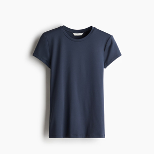 Camiseta Deportiva Informal para Mujer, de Microfibra Elástica, Corte Ajustado, Suave, Ligera, Transpirable, para Uso Diario - Product Image 5