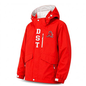 Delta | Sigma | Theta Sorority Premium <b>Red</b> Windbreaker Hooded <b>Jacket</b> <b>Waterproof</b> Zipper Closure Embroidered Women's Rain <b>jacket</b> - Product Image 2