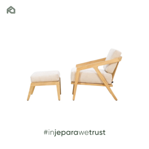 Muebles de Jardín de Alta Calidad, Patio, Madera Maciza de Teca, Duraderos, Resistentes, de Larga Duración, Naturales, Modernos, Sofá Seccional, Silla - Product Image 3