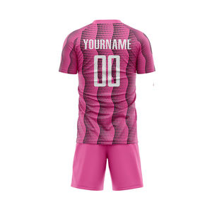 Ensemble de maillots de football à manches courtes de haute qualité, impression numérique, vente en gros, vêtements de sport à séchage rapide, unisexe - Product Image 3