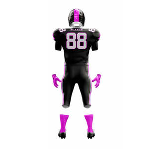 Maillot de football américain de qualité supérieure pour adulte avec logo personnalisé, tissu polyester, col en V, uniforme de football américain pour homme - Product Image 3