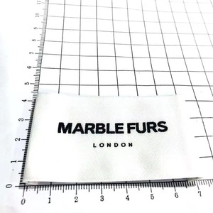 Étiquette tissée personnalisée haut de gamme en tissu de coton doux pour matelas, logo de marque privée, étiquette principale tissée pour vêtements, étiquette de jean, patch - Product Image 4