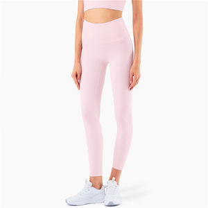 Leggings de Cintura Alta, Pantalones de Yoga Elásticos en Cuatro Direcciones para Mujer, Tejido Acanalado, Levanta Glúteos y Control de Abdomen, Pantalones Deportivos Ajustados - Product Image 6
