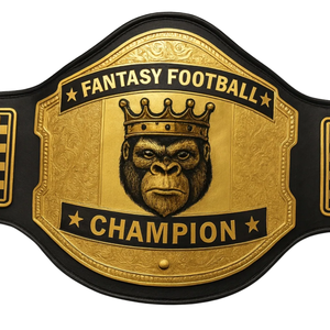 Football Champion Belt Unique Gorilla Design High Quality Personalized Sports Title Trophy FFL Fantasy League Award - Product Image 5