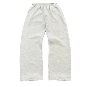 Personalizado de algodón orgánico Sweatsuit Fitness Deportes Chándales de gran tamaño al por mayor de alta calidad en blanco Zip up Hoodies Pants Set - Product Image 4