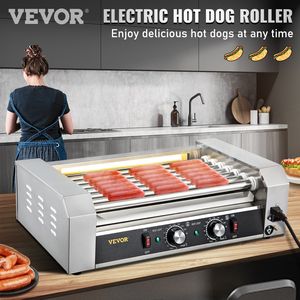 Griglia Elettrica per Hot Dog in Acciaio Inox da 18 Posti, 1050W, con Doppio Controllo della Temperatura e Luce LED - Product Image 2