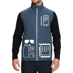 Chaleco de Golf Reflectante de Alta Visibilidad para Hombre, Chaleco Deportivo de Seguridad Nocturna, Prenda Exterior Deportiva - Product Image 4