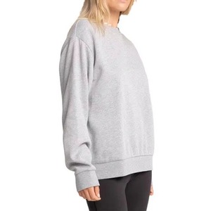 Sweat-shirt décontracté pour femme avec impression de logo personnalisé, col rond, coupe ample, style streetwear - Product Image 4