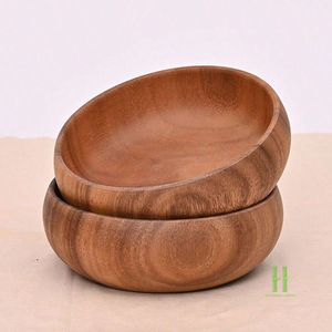 Meilleur Bol à Salade en Bois Fait Main Style Japonais, en Bois Naturel Écologique, pour la Cuisine et la Salle à Manger (Vente en Gros) - Product Image 5