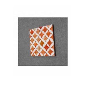 Vente chaude blanc carré motif os incrustation caboteur thé café boisson caboteur avec support ensemble de 4 pièces décoration moderne - Product Image 2