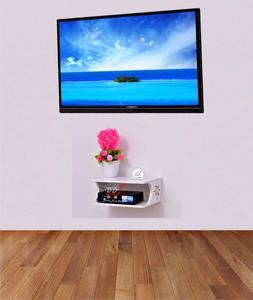 Soporte multiusos para decodificador, estante de pared, belleza en su máxima expresión, para módem Wi-Fi, estante de exhibición para sala de estar y dormitorio (blanco) - Product Image 3