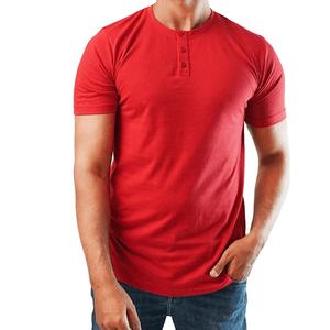 เสื้อยืดผู้ชายแขนสั้นเฮนลี่ย์เสื้อวินเทจชุดทำงานชุดทำงานแบบกระดุมคอกลมเหมาะสำหรับใช้ในชีวิตประจำวัน - Product Image 3