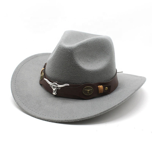 Western Men's High Quality Cowboy Leather <b>Hat</b>-Adjustable All-Season New Arrival for Horse Riding - Product Image 1