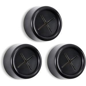 Set di 3 Ganci Premium per Asciugamani da Cucina con Finitura Cromata, Facile Installazione a Parete, Porta Asciugamani Adesivo - Product Image 1