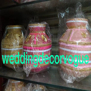 Punjabi Wedding Jago Decorated Traditional Jago Pot Ceremony Decoration Colorful Festive Event <b>Prop</b> - Product Image 2
