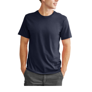 T-shirts pour hommes à col en V, très doux et confortables, légers, personnalisables, 100 % coton, vente chaude 2025 - Product Image 2