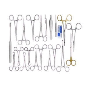 Kit chirurgical vétérinaire MOL de 25 pièces à alimentation manuelle pour interventions de stérilisation chez les chiens et les chats - Product Image 1