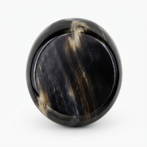 Natural Buffalo Horn Glass Handcrafted with Engraved Symbol Design & Rustic Pattern-Eco-Friendly Drinking <b>Cup</b> - Product Image 5