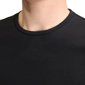 T-shirt uni blanc vente en gros personnalisé votre logo impression polyester coton t-shirt imprimé grande taille hommes t-shirt pour hommes - Product Image 5