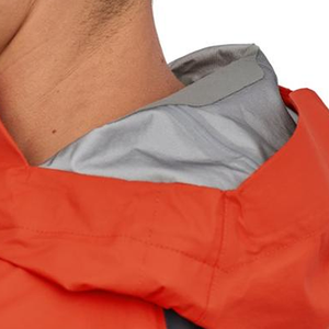 Veste d'hiver unie avec logo personnalisé, broderie, col montant, en nylon, service OEM/ODM, coupe-vent pour homme - Product Image 6