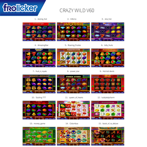 CRAZY WILD V60 Single Screen Arcade Game PCB Board English Version for Coin Operated <b>Amusement</b> <b>Machine</b> - Product Image 3