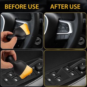 2pcs Soft Bristles Car Interior Detailing <b>Brush</b> Auto Car Detailing <b>Dusting</b> <b>Brush</b> Dashboard Cleaning Tool for Car Wash <b>Brushes</b> - Product Image 5