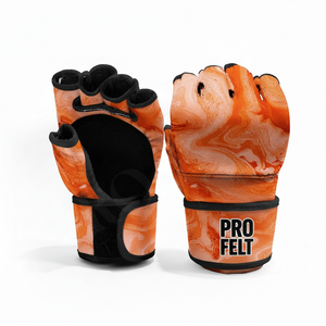 Guantes de Boxeo Duraderos de Cuero con Diseño Personalizado por Sublimación, sin Dedos, para Entrenamiento Deportivo, Artes Marciales, Último Modelo - Product Image 4
