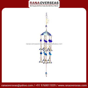 กระดิ่งลมโลหะพร้อมลูกปัดสำหรับตกแต่งระเบียงปรับเสียงได้ตามต้องการ - Product Image 4