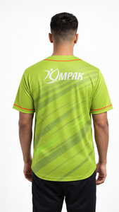 Maillot de baseball sportif tendance à manches courtes, séchage rapide et évacuation de l'humidité, impression par sublimation personnalisable pour un confort unisexe - Product Image 4