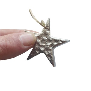 Modern Textured <b>Star</b> Ornaments with <b>Hanging</b> Hooks Premium Decorative <b>Stars</b> for Christmas & Events - Product Image 4