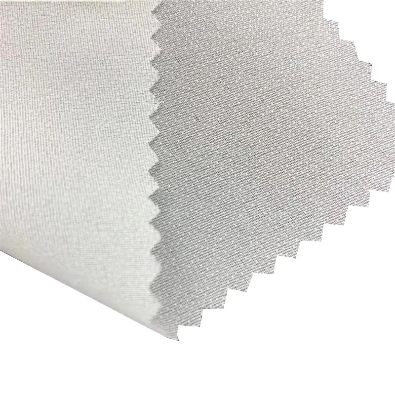 Interfaçage fusible de revêtement à Double point non tissé pour la chemise de tissu tissé de sac noir couleur de plomb de temps de techniques de coton blanc uni