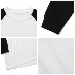 Heavyweight Raglan Sleeve Long-sleeve Vintage Streetwear Style Pure-cotton <b>Base</b>-<b>layer</b> T-shirt for <b>Men</b> - Product Image 6