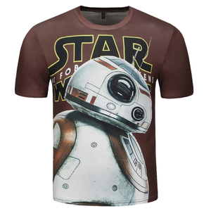 Custom Digital Print <b>100</b>% <b>Polyester</b> Men's T-<b>Shirts</b>-Anti-Wrinkle Quick Dry Breathable Anti-Pilling | Front Logo Position | - Product Image 5