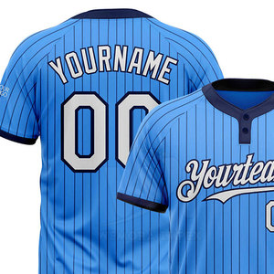 Dernier style, service OEM, maillot de baseball à deux boutons, vente en gros, concevez votre propre maillot de baseball à deux boutons à prix abordable - Product Image 6