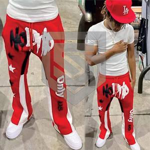 Très tendance nouveaux ensembles décontractés pour hommes d'été chemise à manches courtes et pantalon imprimé ensemble de survêtement ensembles pour hommes fabriqués par Gucha Sports - Product Image 6