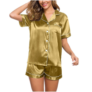 Conjunto de Pijama de 2 Piezas de Algodón Tejido para Mujer, Elegante, Transpirable y Suave, Diseño Personalizado, Venta al Por Mayor - Product Image 4