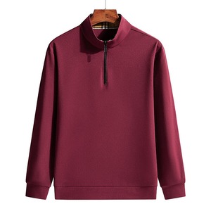 Sweat-shirt à col zippé 1/4 de qualité supérieure, haut en polaire, design personnalisé, pull unisexe, vêtements en gros sous marque privée - Product Image 4