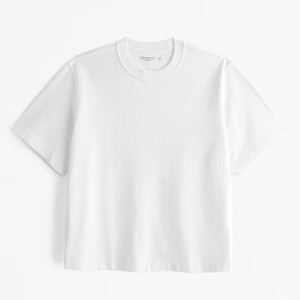 เสื้อยืดโอเวอร์ไซส์ผ้าคอตตอนหนานุ่ม 100% สไตล์สตรีทแวร์ คอกลม แต่งลายกราฟิกโลโก้ OEM ตามสั่ง - Product Image 5
