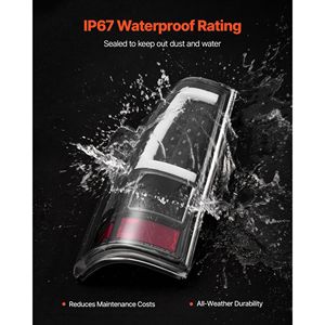 Gruppo Luci Posteriori Compatibili per Chevy Silverado 1500/1500 HD 2003-2006 e Chevy Classic 2007, 2 Pezzi, Sistema Illuminazione Camion - Product Image 5