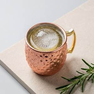Hammered copper mug <b>set</b> glacier overlook <b>beverage</b> cups reusable premium cocktail mugs durable <b>serving</b> - Product Image 1