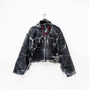 Fabricante de Chaquetas, Venta al por Mayor de Chaquetas Vaqueras Personalizadas para Hombre con Impresión Láser, Cierres Resistentes y Chaquetas con Efecto Desgastado - Product Image 2